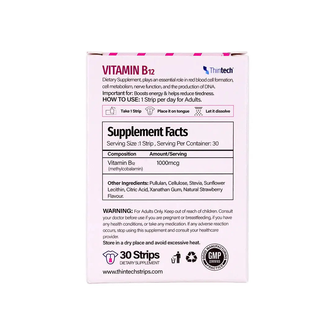 Thintech B12 30Strips Strawberry