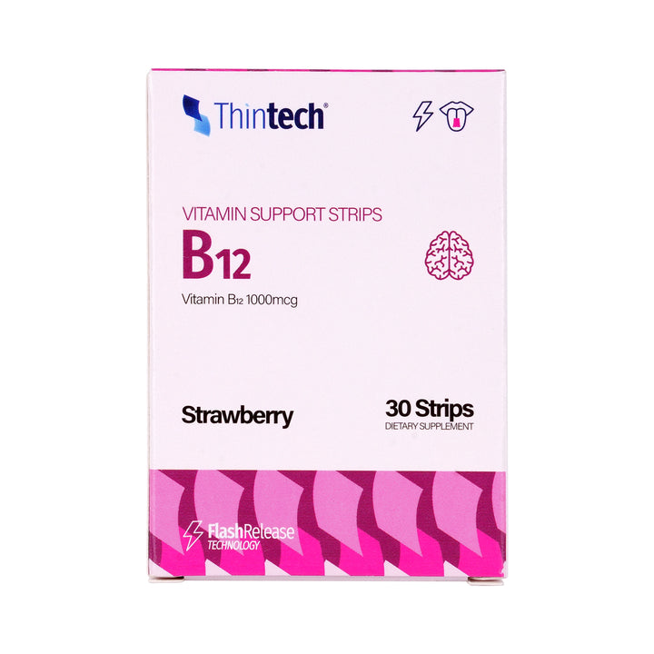 57429-Thintech B12 30Strips Strawberry