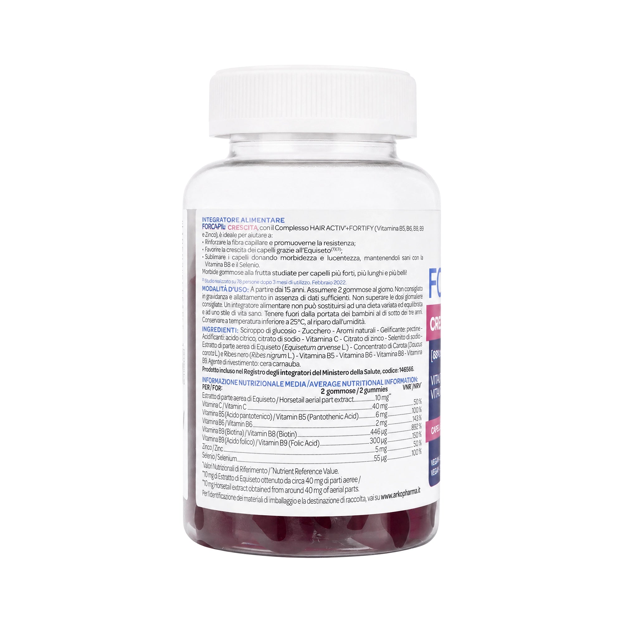 57434-Arko Pharma Forcapil Growth 60 Gummies +1