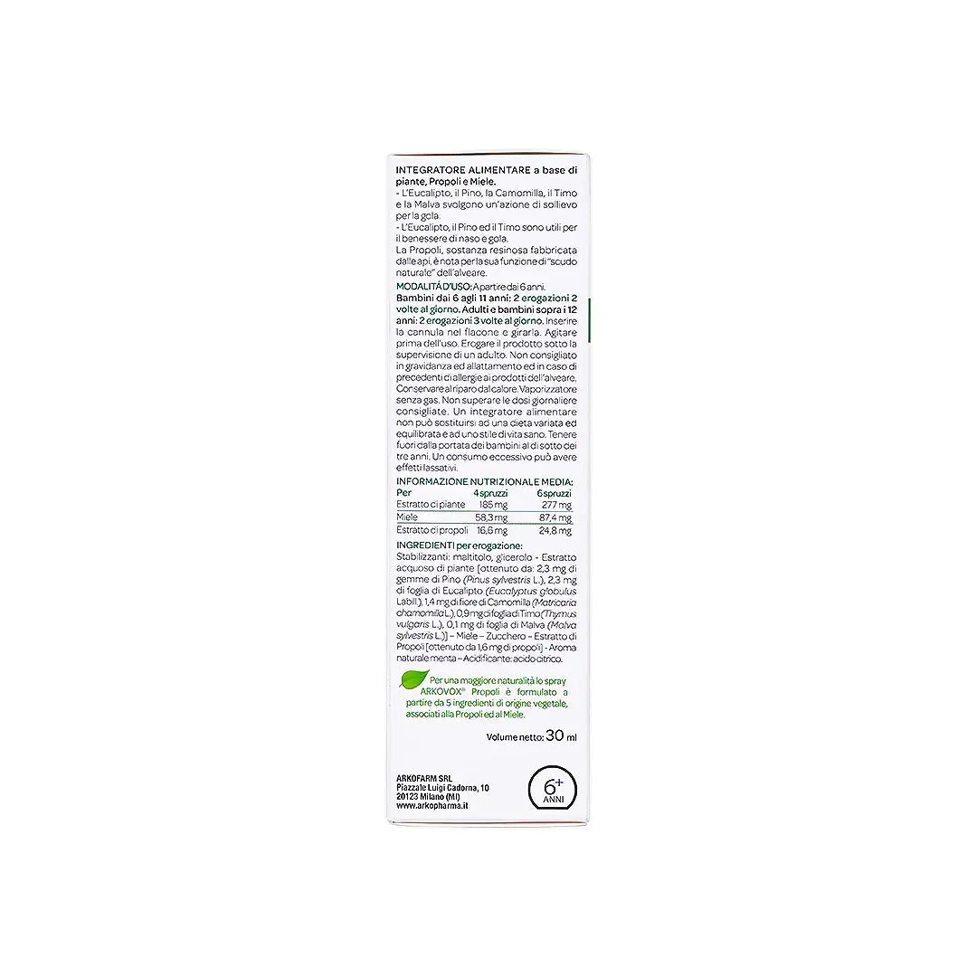 57435-Arko Pharma ArkoVox Propolis Throat Spray 30ml +5