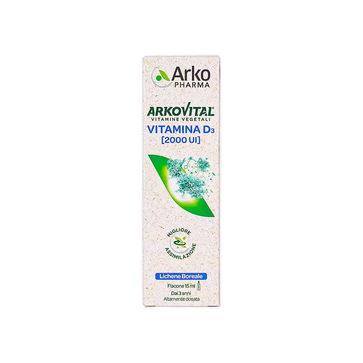 57436-Arko Pharma ArkoVital Vitamin D3 2000IU 15ml +5