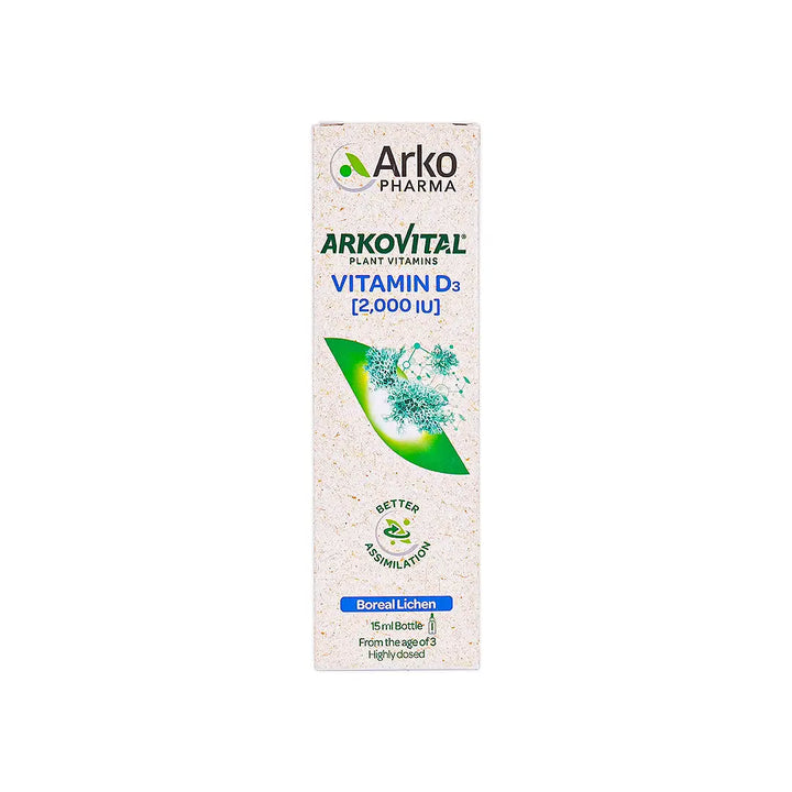 57436-Arko Pharma ArkoVital Vitamin D3 2000IU 15ml +8