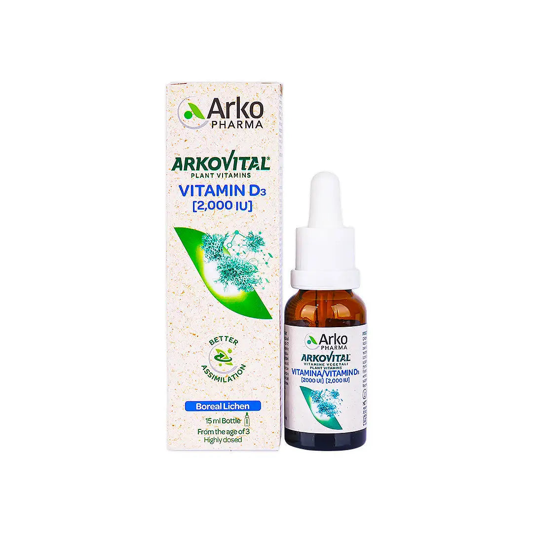 57436-Arko Pharma ArkoVital Vitamin D3 2000IU 15ml +1