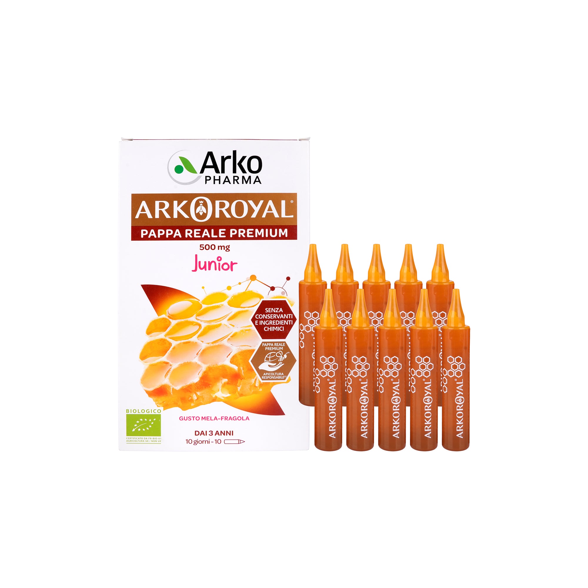 57438-Arko Pharma ArkoRoyal Junior 500mg 10 Vials +1