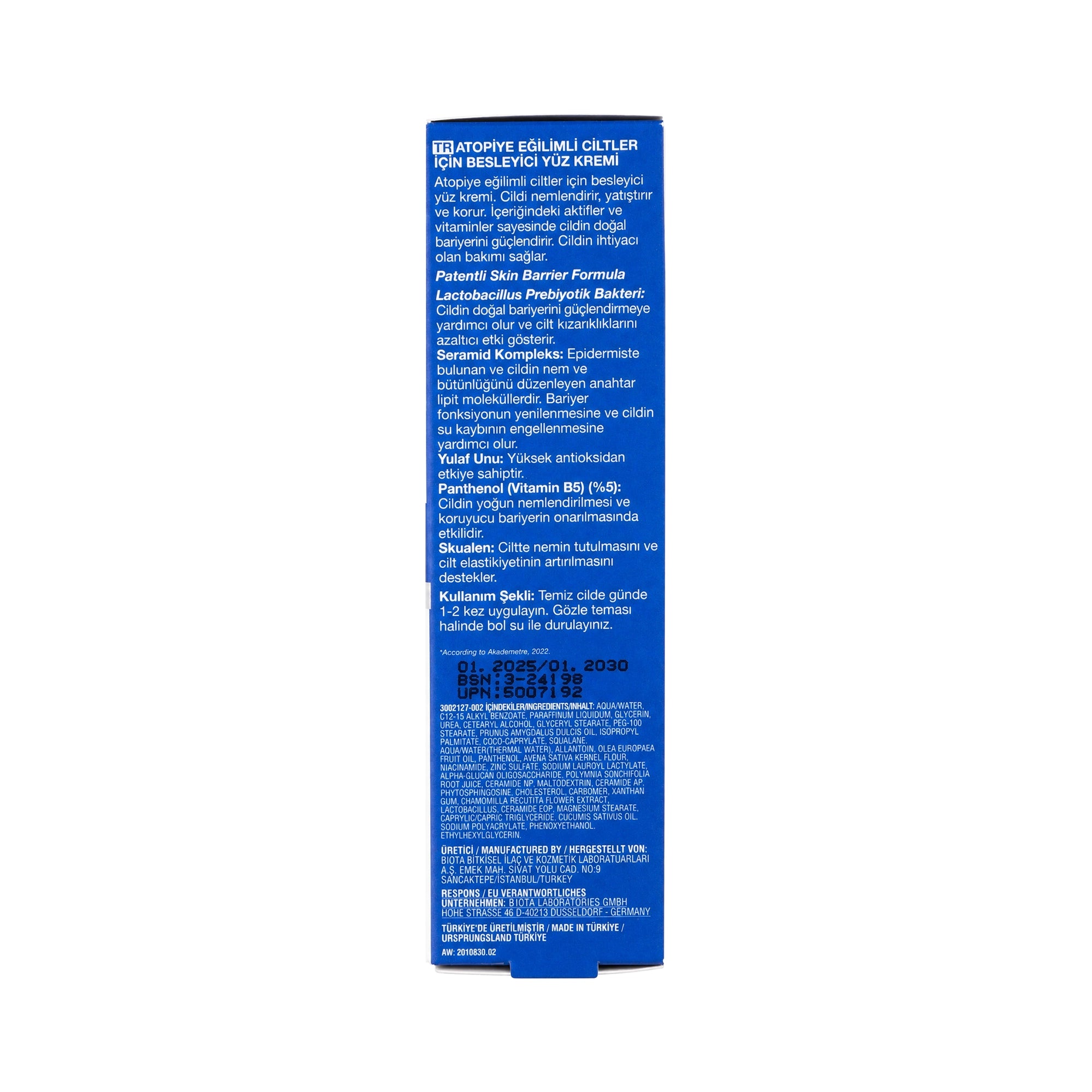57440-Bioxcin Atopicare Clinical Nourishing Face Cream 50ml +5