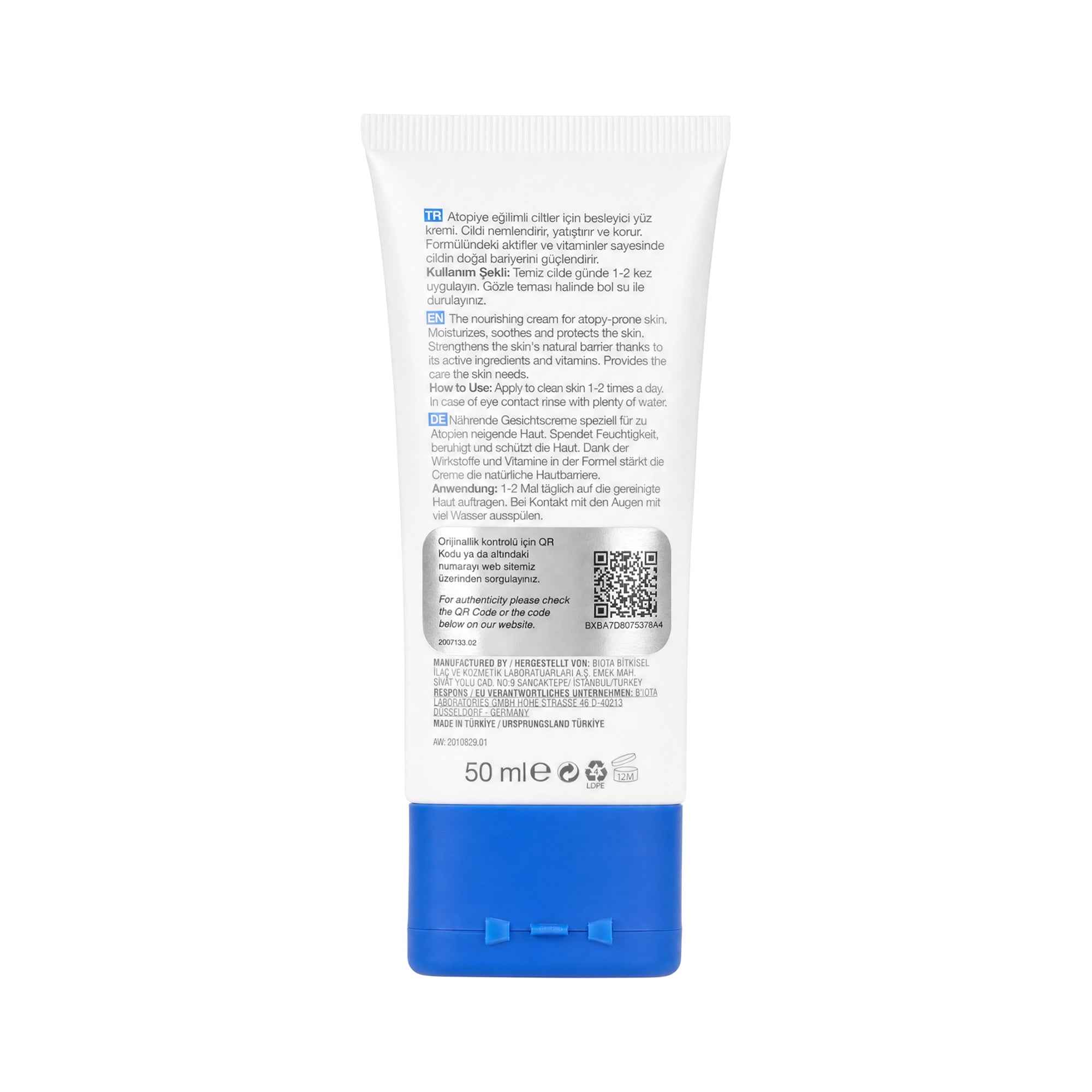 57440-Bioxcin Atopicare Clinical Nourishing Face Cream 50ml +7