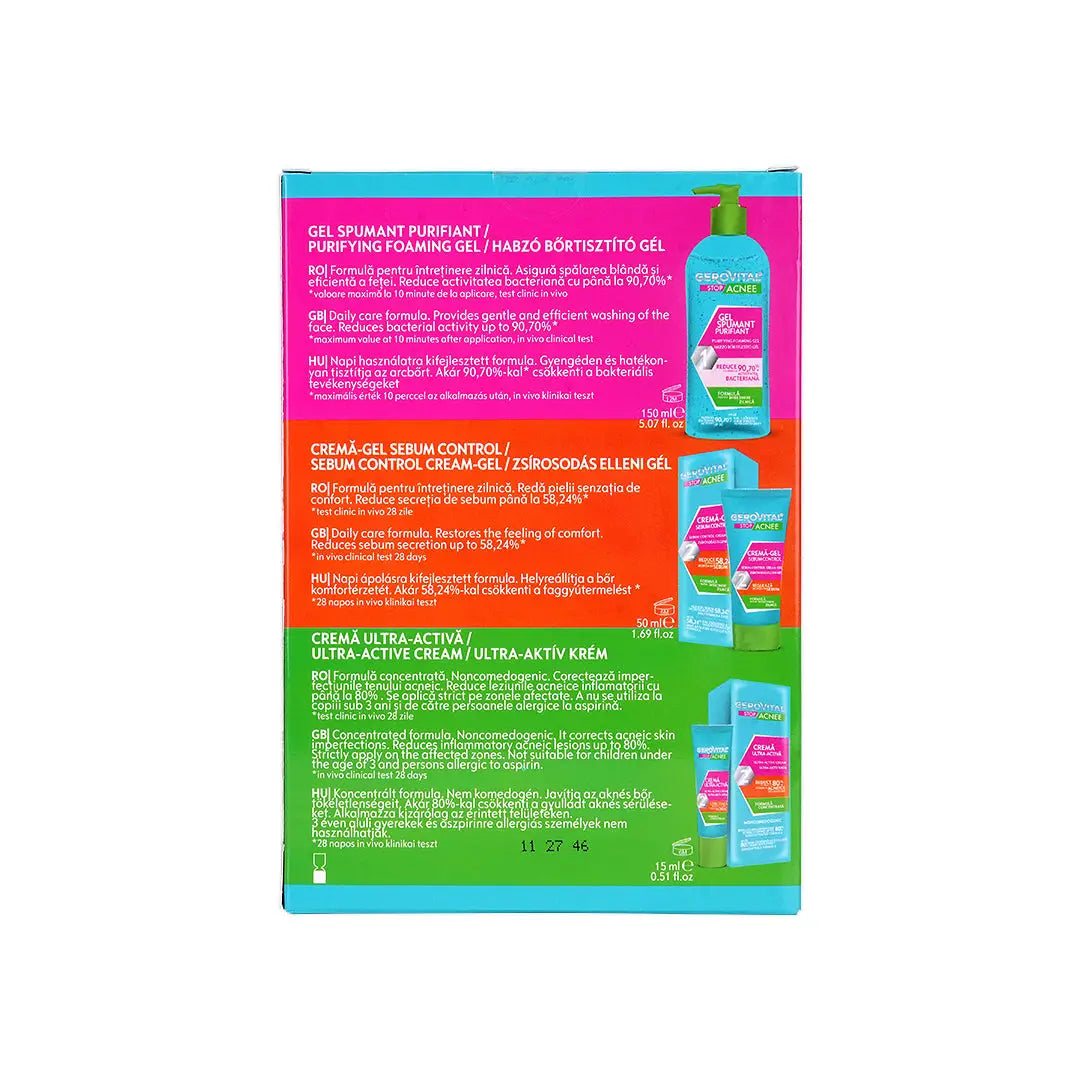 Bioxcin Gerovital Stop Acne Kit