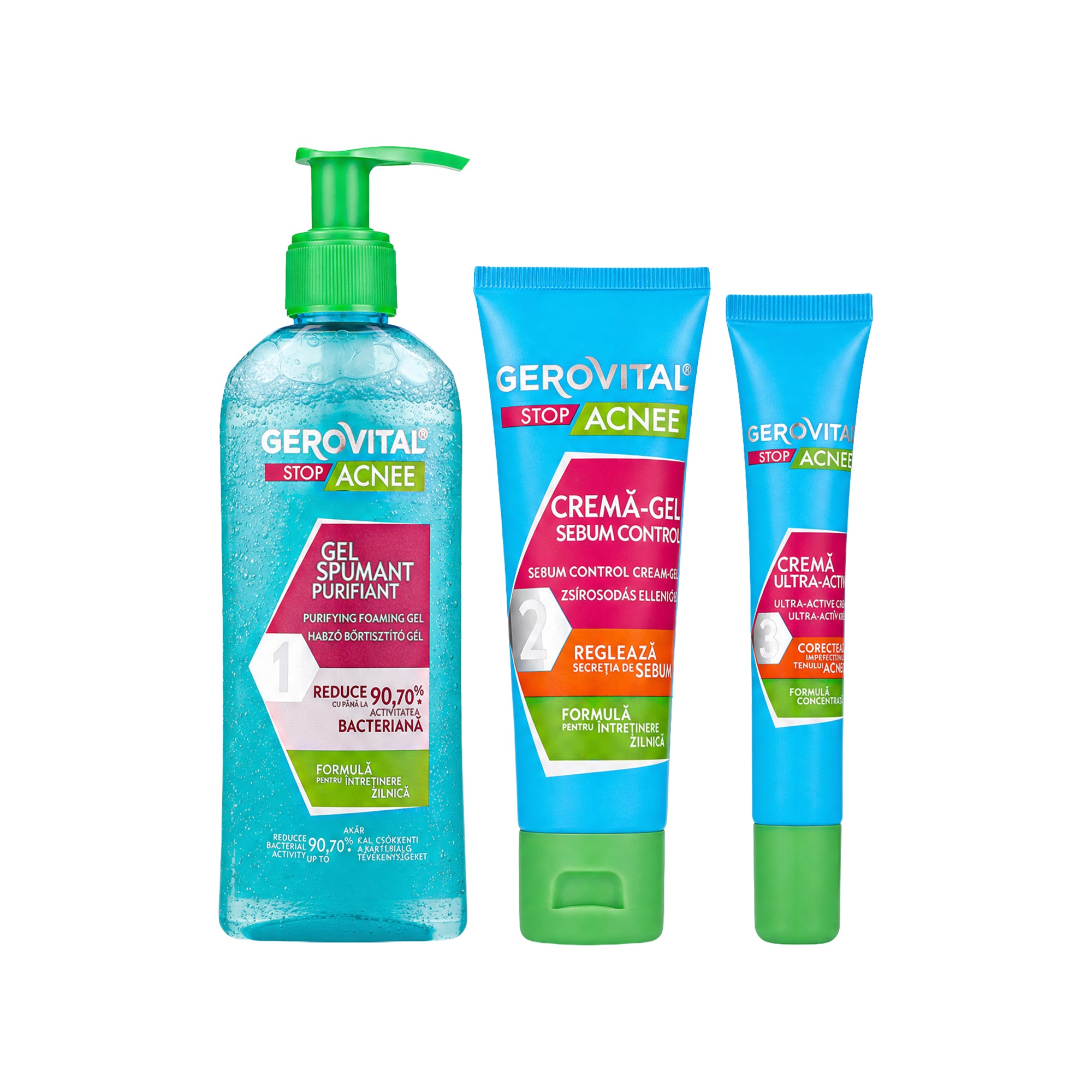 57445-Bioxcin Gerovital Stop Acne Kit