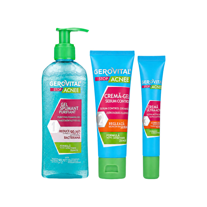 57445-Bioxcin Gerovital Stop Acne Kit