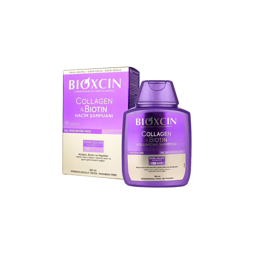 57446-Bioxcin Collagen & Biotin Volumizing Shampoo 300ml +1