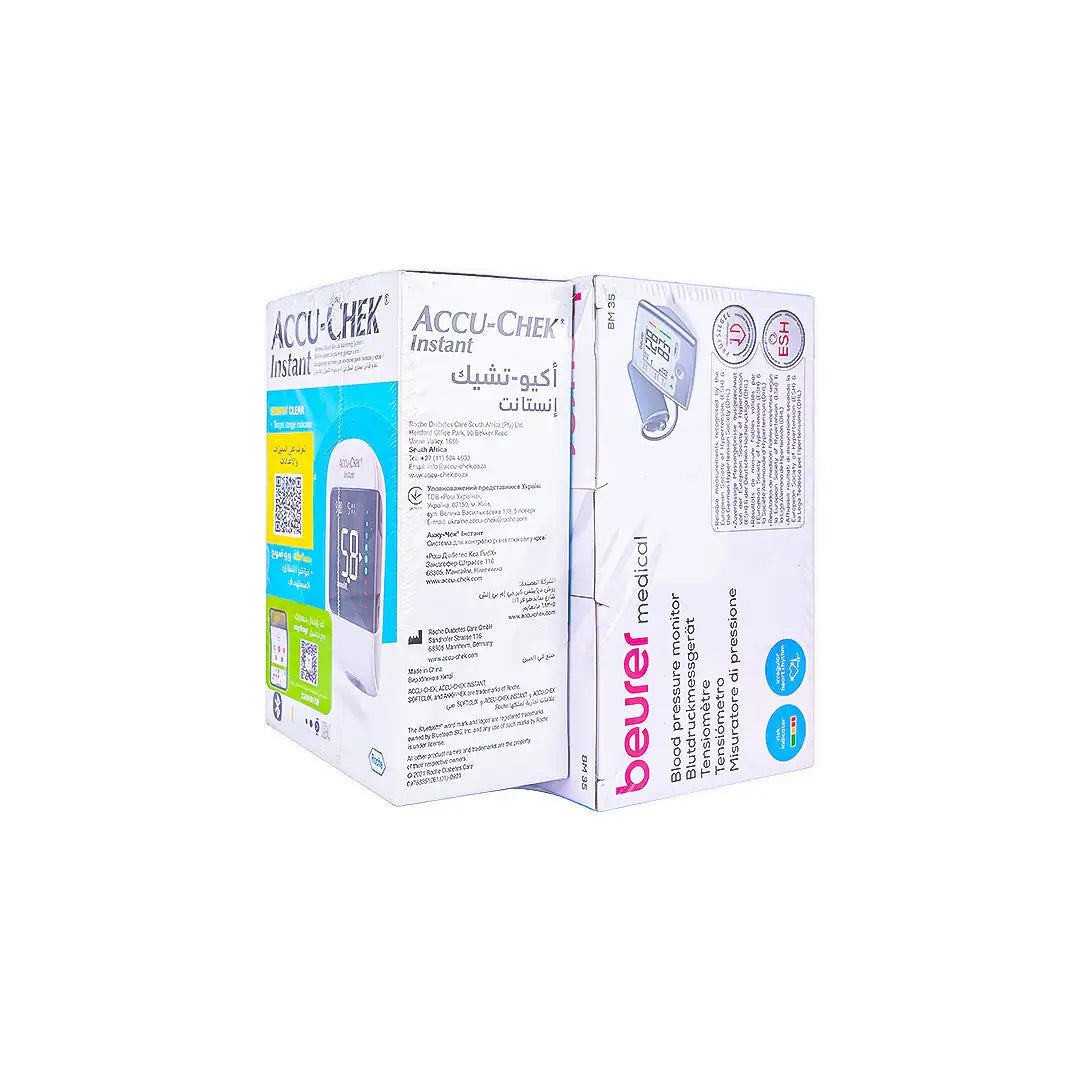 57450-Accu-Chek Instant Glucometer (mmol/L)+BEURER BPM +4