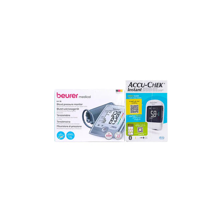 57450-Accu-Chek Instant Glucometer (mmol/L)+BEURER BPM