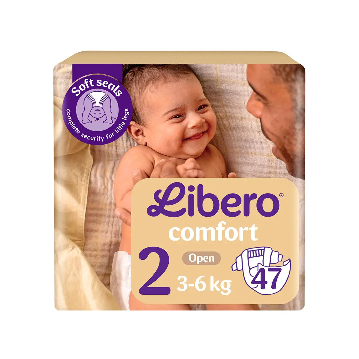57452-Libero Comfort No.2 (3-6Kg) 47Pcs +0