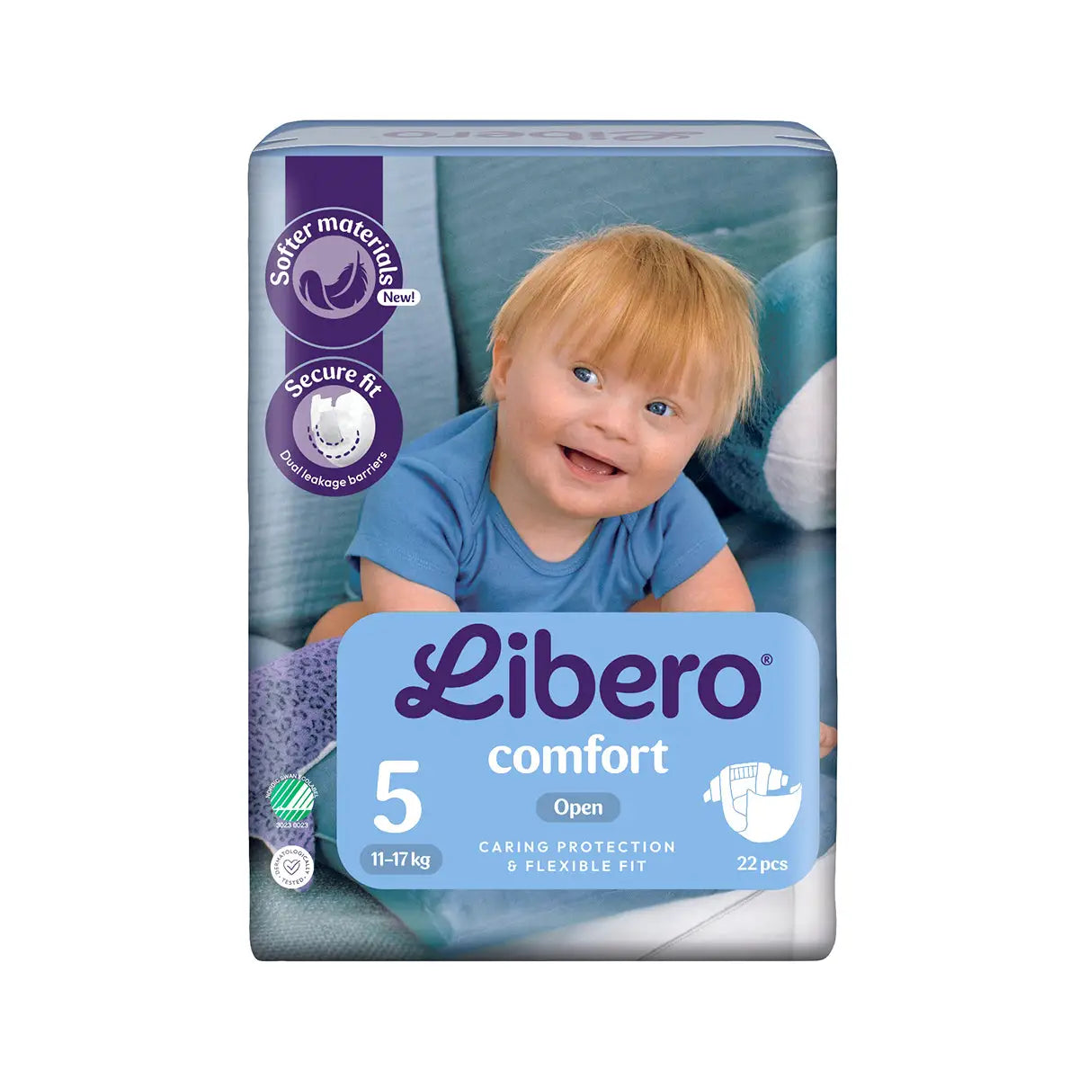 57456-Libero Comfort No.5 (11-17Kg) 22Pcs +0