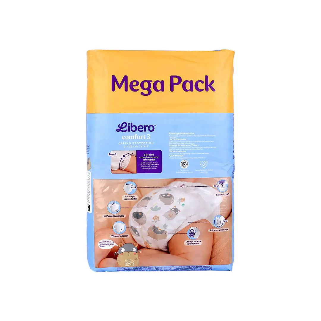 57457-Libero Comfort No.3 (5-8Kg) 76Pcs +3