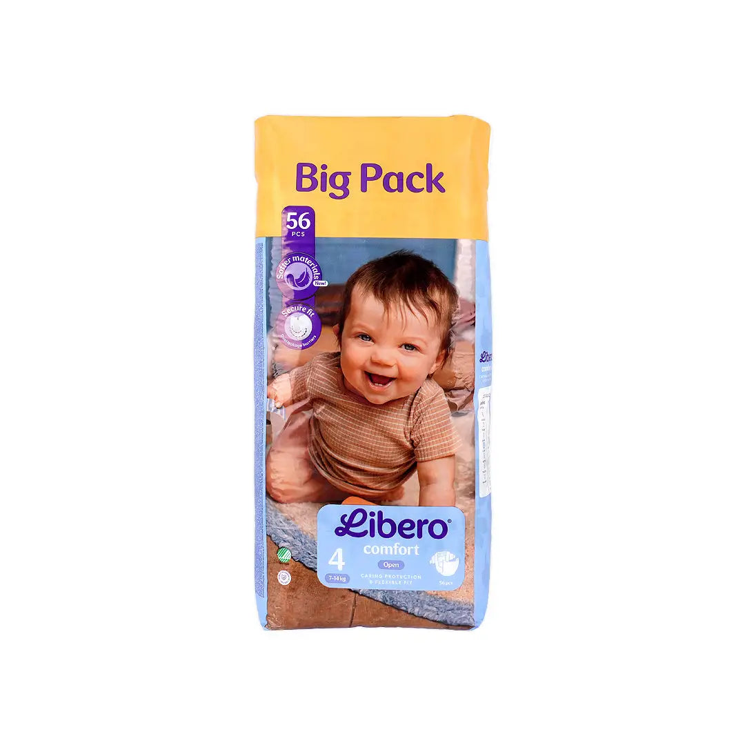 57459-Libero Comfort No.4 (7-14Kg) 56Pcs