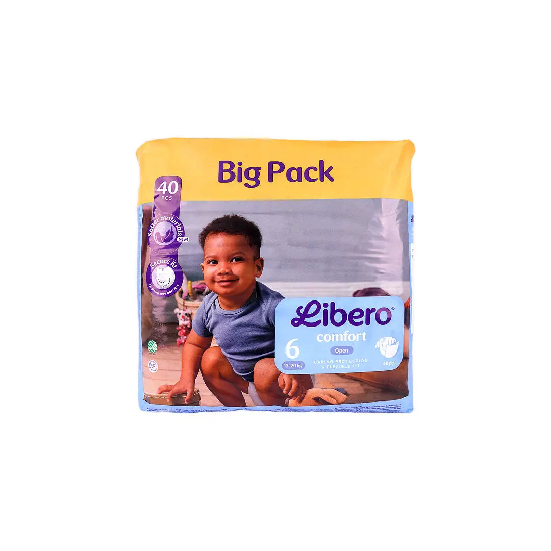 57463-Libero Comfort No.6 (13-20Kg) 40Pcs