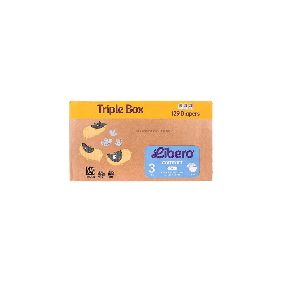57467-Libero Comfort No.3 (5-8Kg) 129Pcs +2