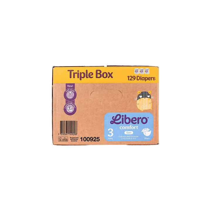 57467-Libero Comfort No.3 (5-8Kg) 129Pcs +3