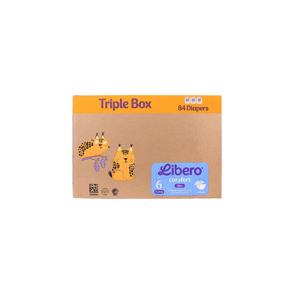 Libero Comfort No.6 (13-20Kg) 84Pcs