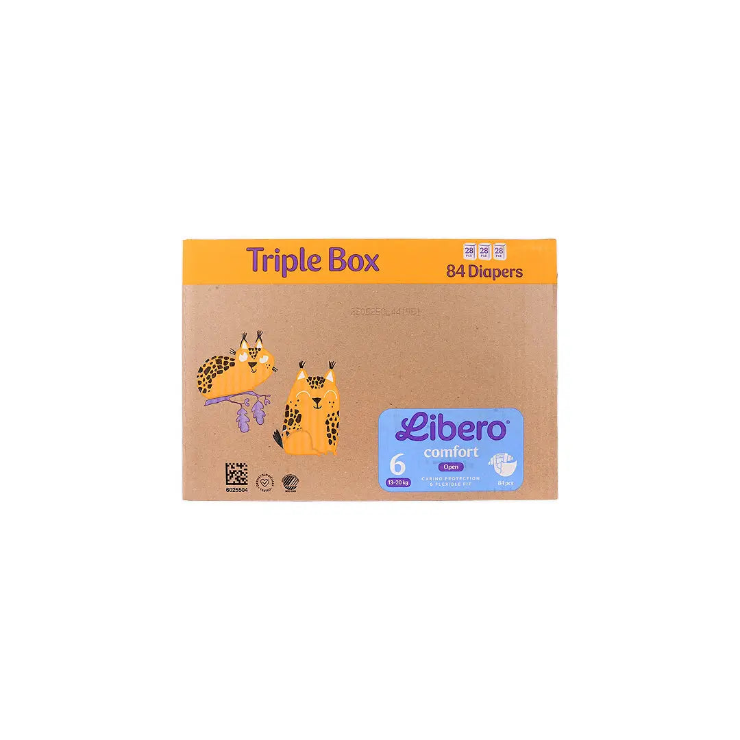 57470-Libero Comfort No.6 (13-20Kg) 84Pcs +2