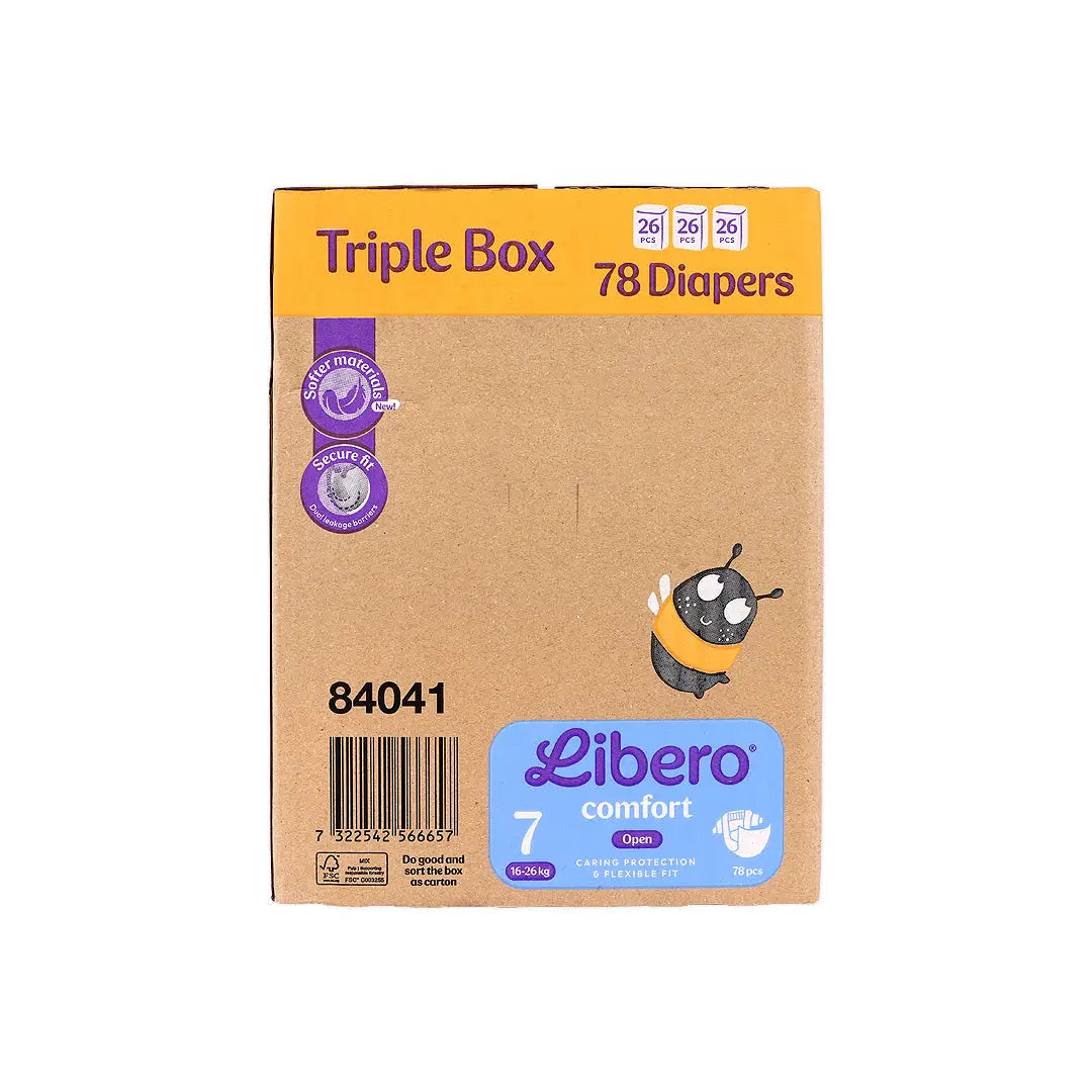 57471-Libero Comfort No.7 (16-26Kg) 78Pcs +3