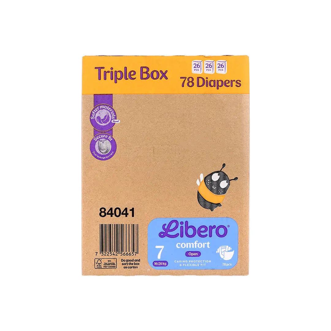 57471-Libero Comfort No.7 (16-26Kg) 78Pcs +1