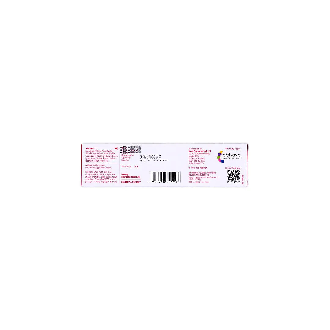 Amflor Active Remineralization Fluoride Toothpaste 70g
