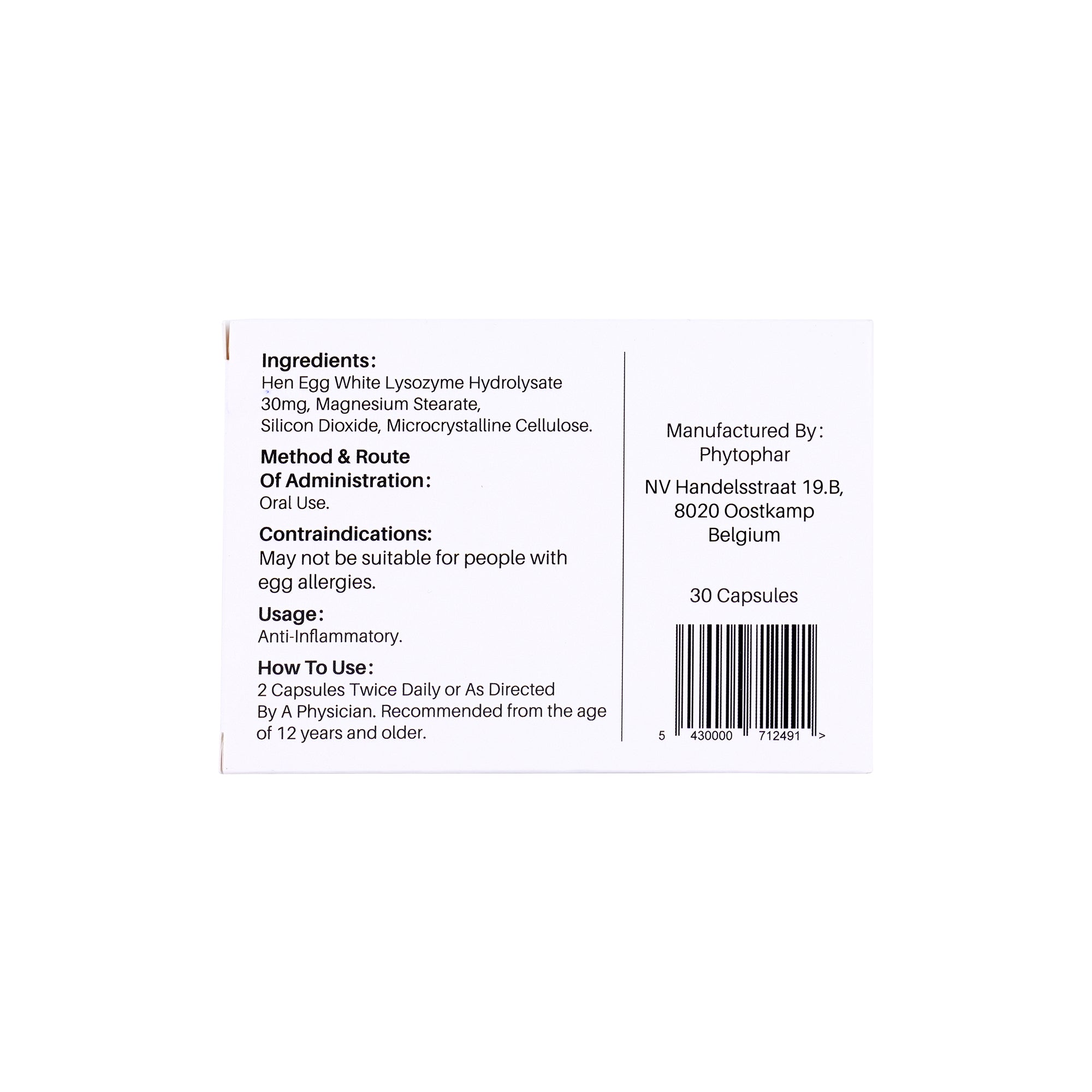 57479-Lyso 30mg 30 Capsules +1