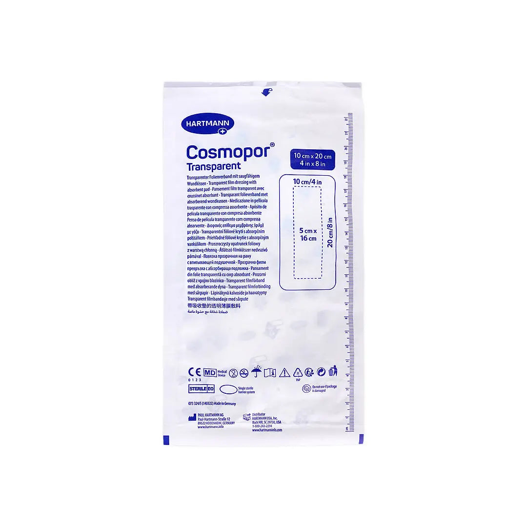 57526-Hartmann Cosmopor Transparent 10x20cm 1pc +1