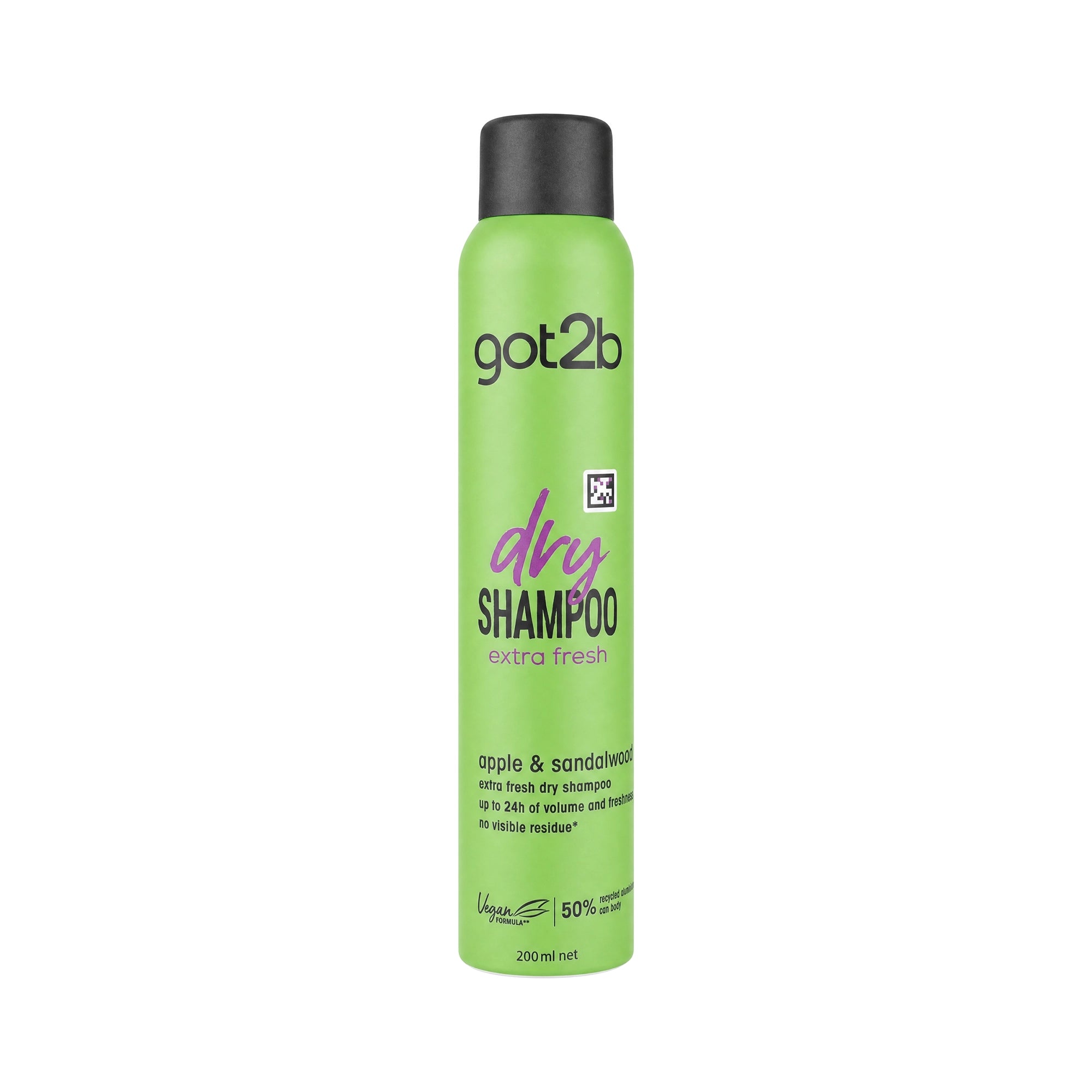 57537-Got2b Extra Fresh Dry Shampoo 200ml-Apple & Sandalwood