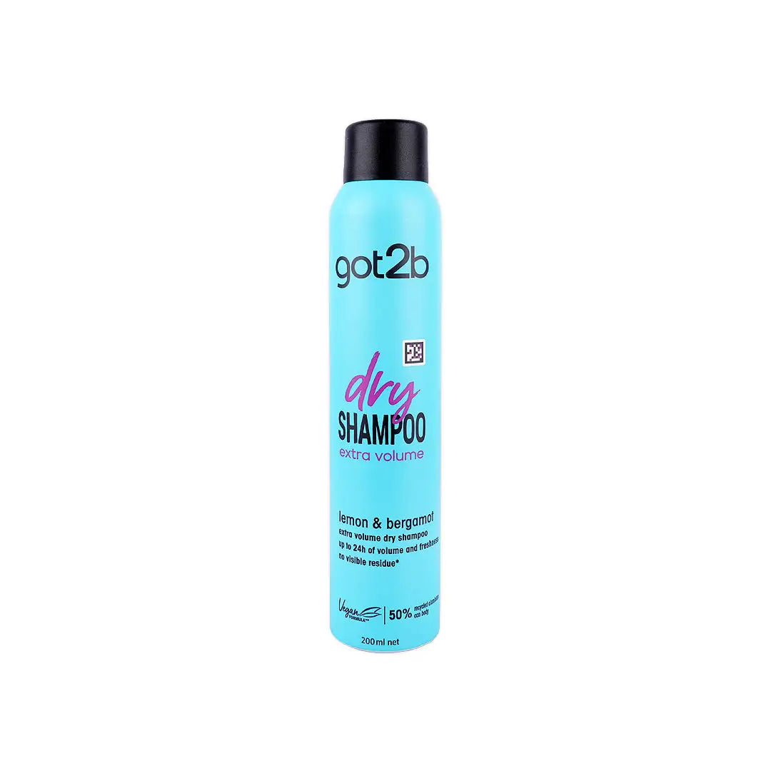 Got2b Extra Volume Dry Shampoo 200ml-Lemon & Bergamot