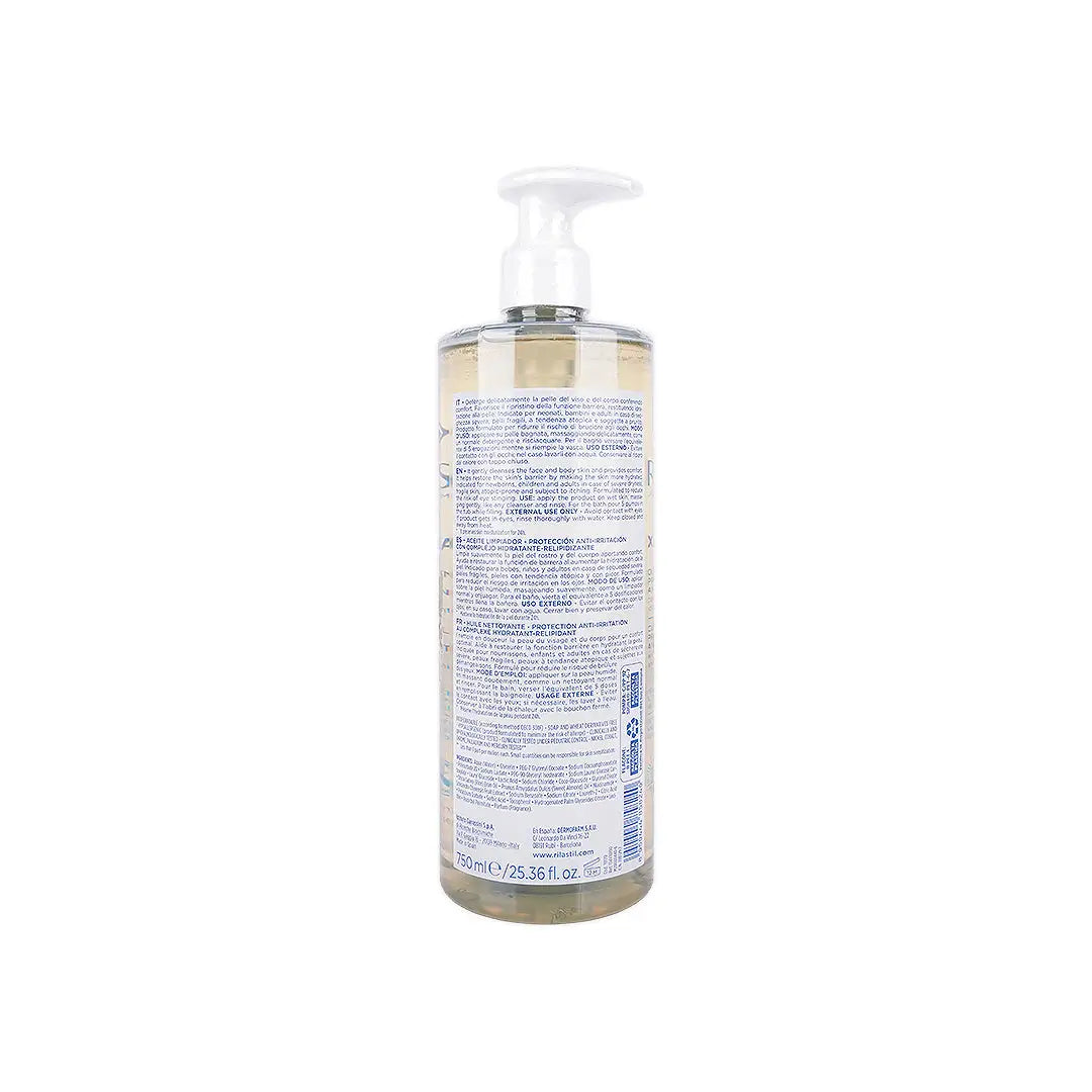 57540-Rilastil Xerolact Cleansing Oil 750ml +1