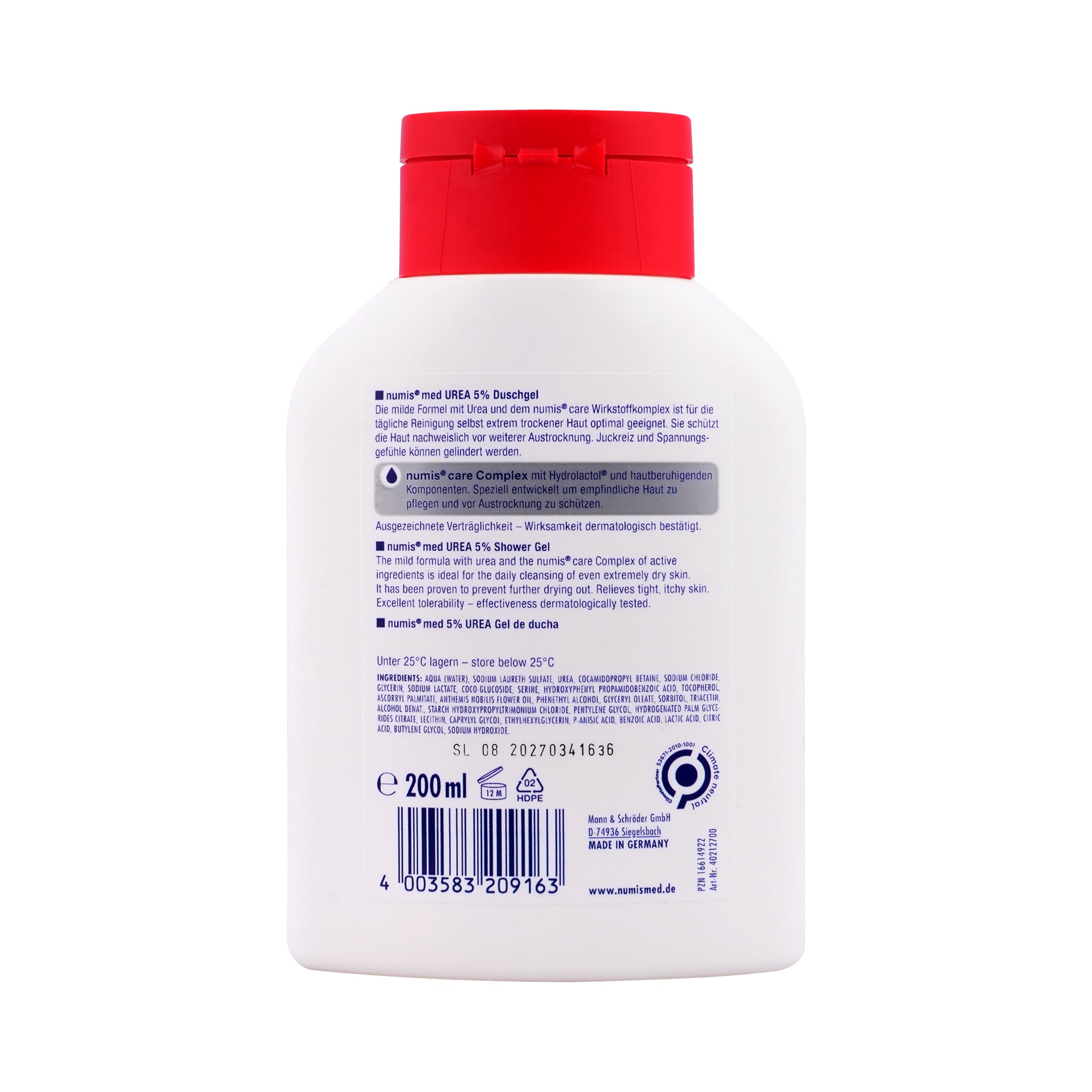 57545-Numis Med Shower Gel Urea 5% 200ml +2