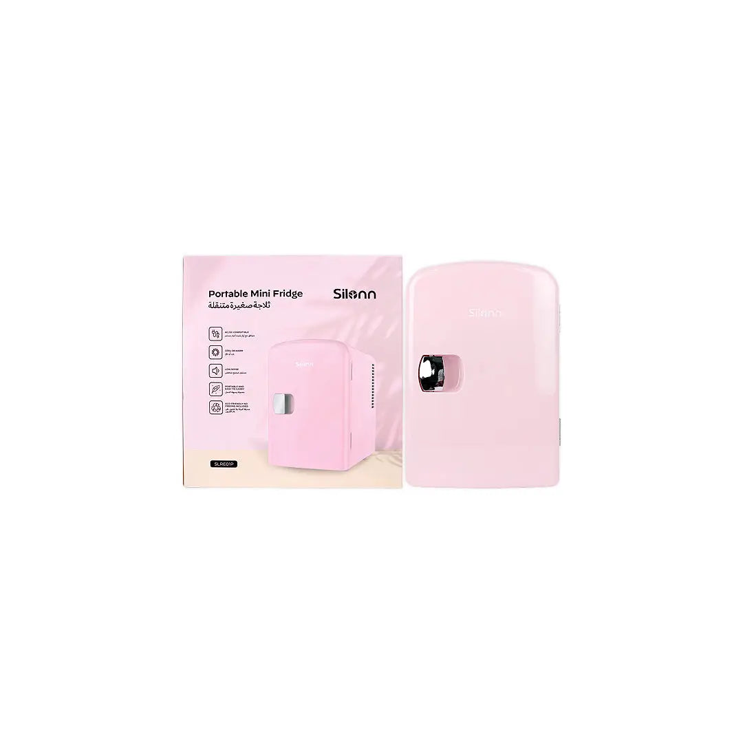 57597-Silonn Portable Mini Fridge-Pink