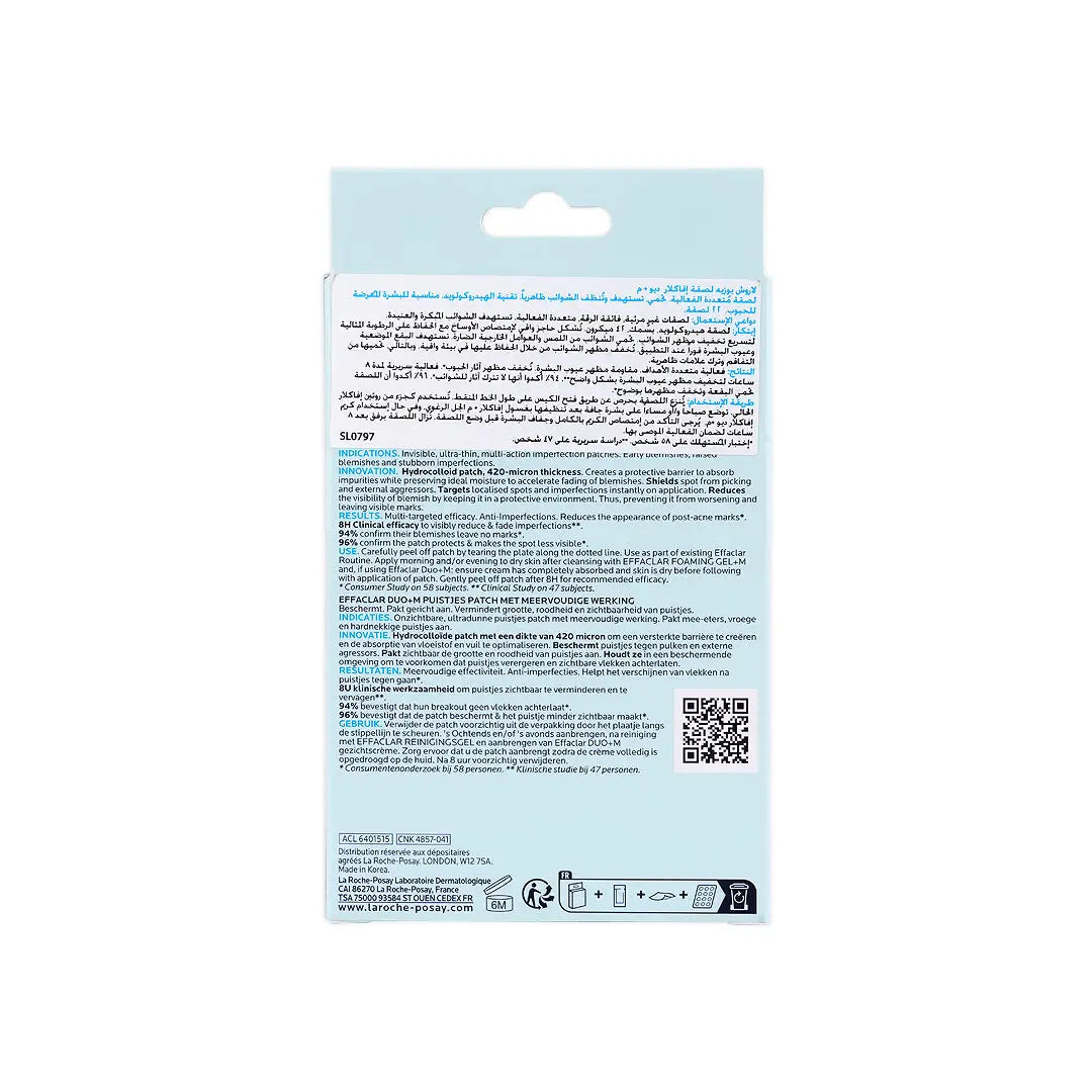 57598-La Roche Posay Effaclar Duo+M 22 Patches +3