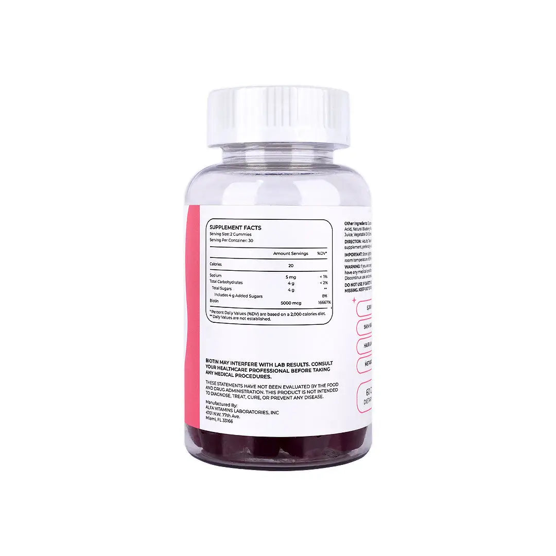 57599-Dose Of Beauty Biotin 5000 MCG 60 Gummies +1