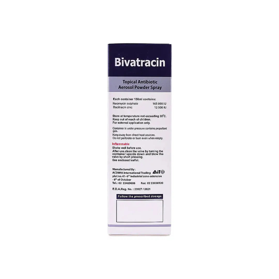 57600-Bivatracin Aerosol Powder Spray 150ml +5