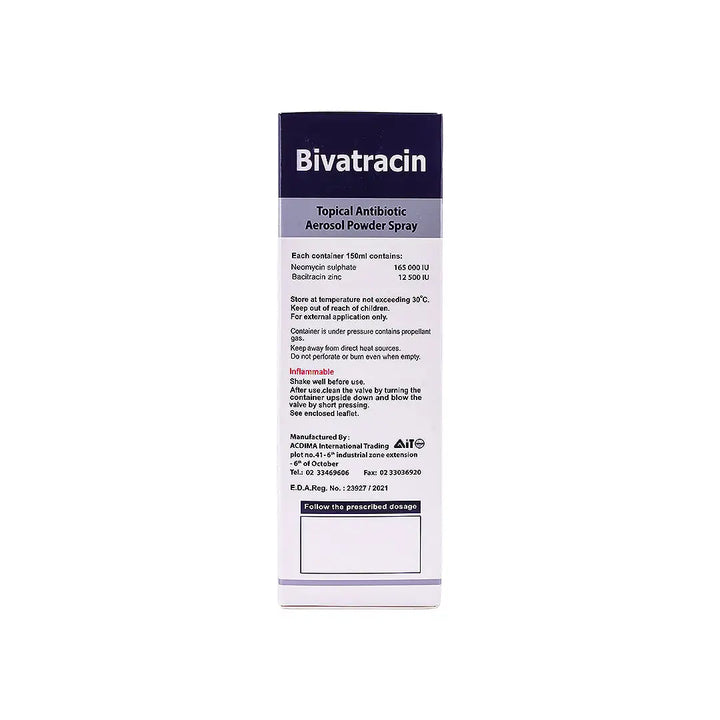 57600-Bivatracin Aerosol Powder Spray 150ml +5