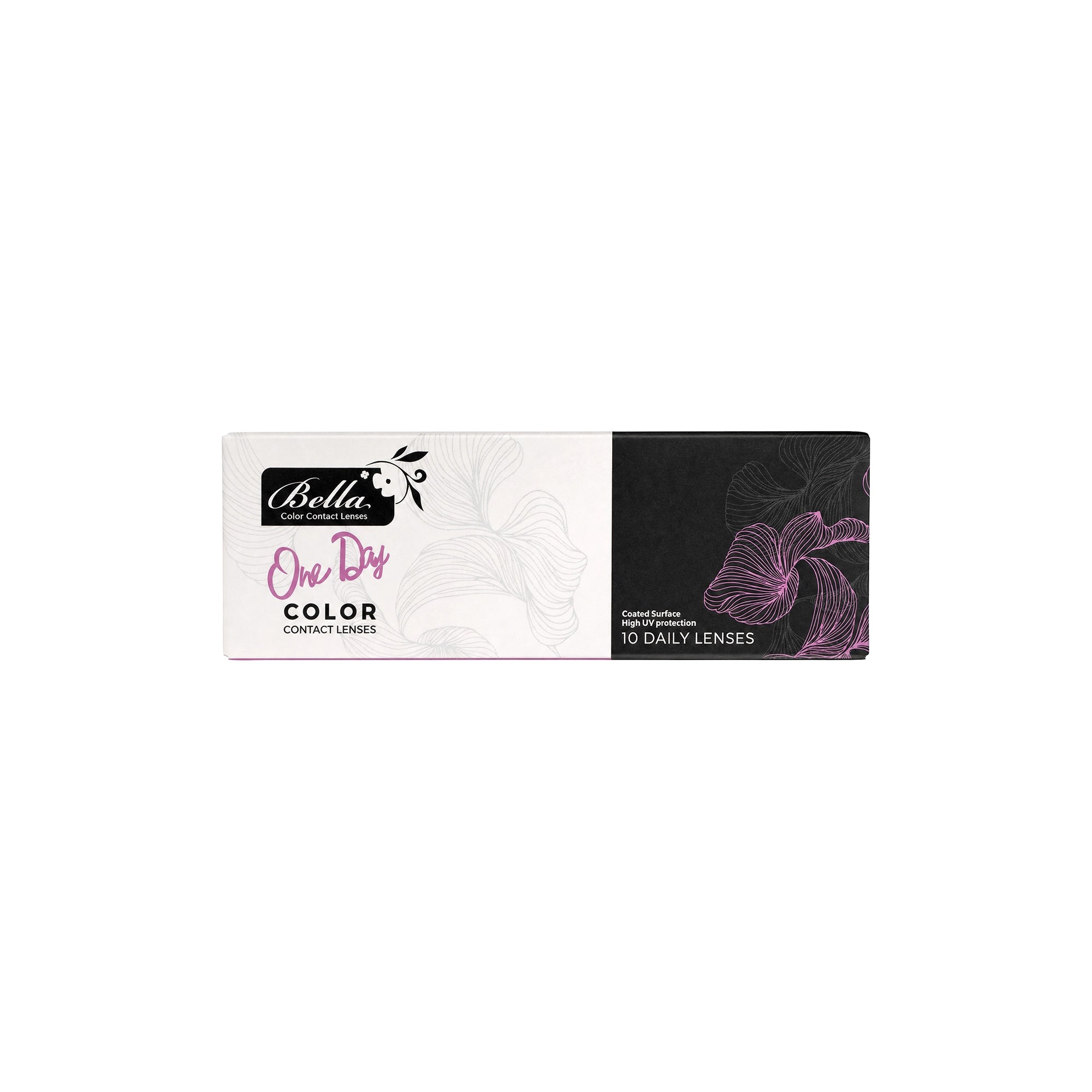 57601-Bella Color One Day Contact Lenses 10pcs - Siren Bronze +2