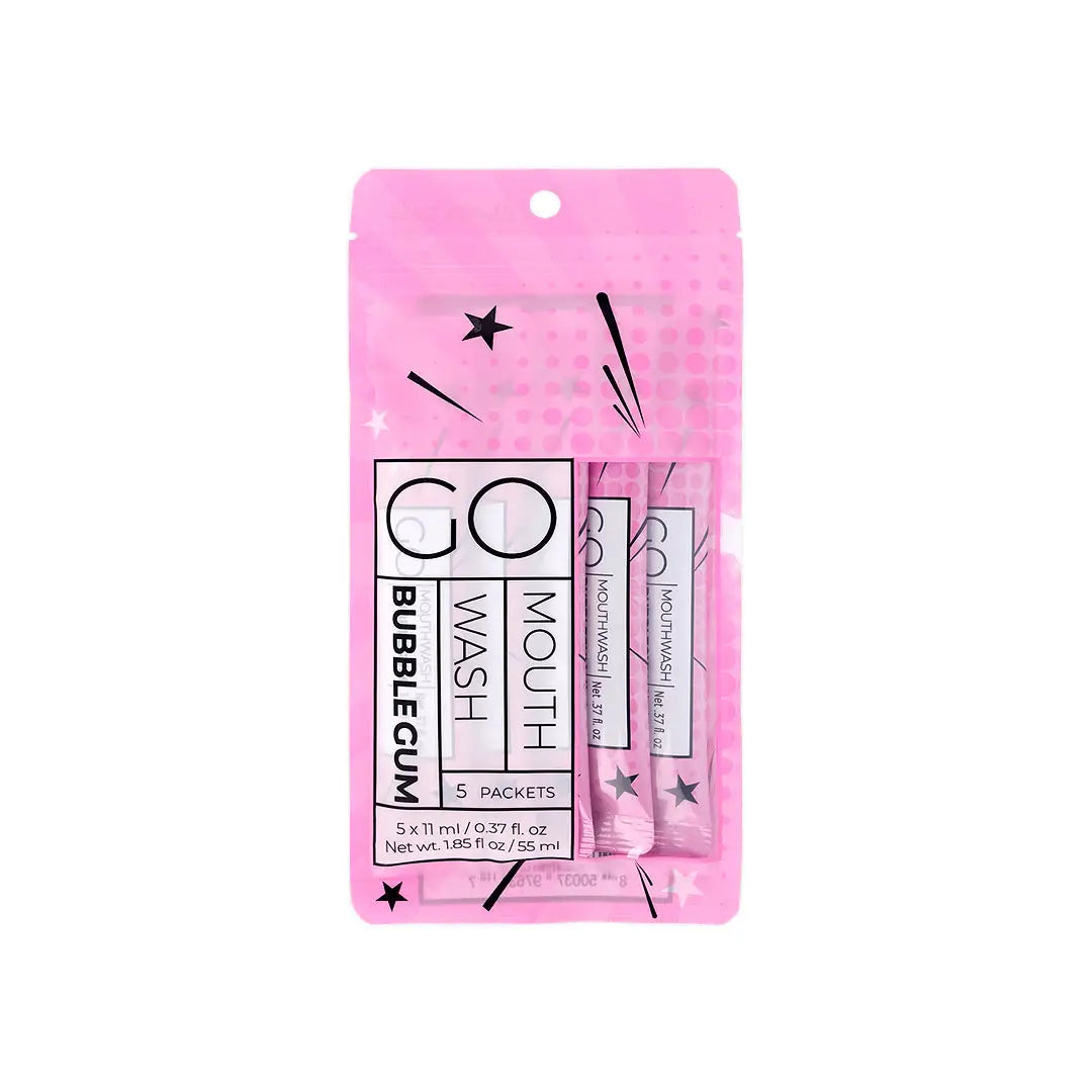 Go Bubble Gum Mouthwash Sachet 5x11ml