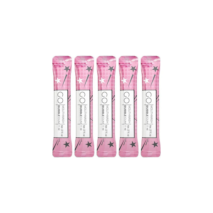 57605-Go Bubble Gum Mouthwash Sachet 5x11ml +3