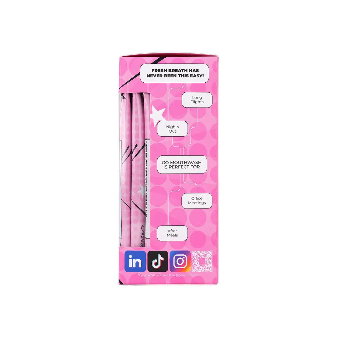 Go Bubble Gum Mouthwash Sachet 20x11ml
