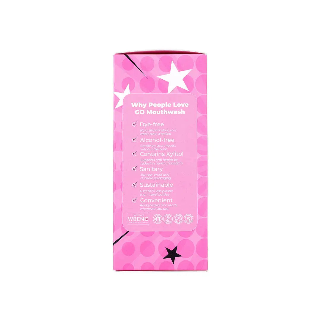 Go Bubble Gum Mouthwash Sachet 20x11ml