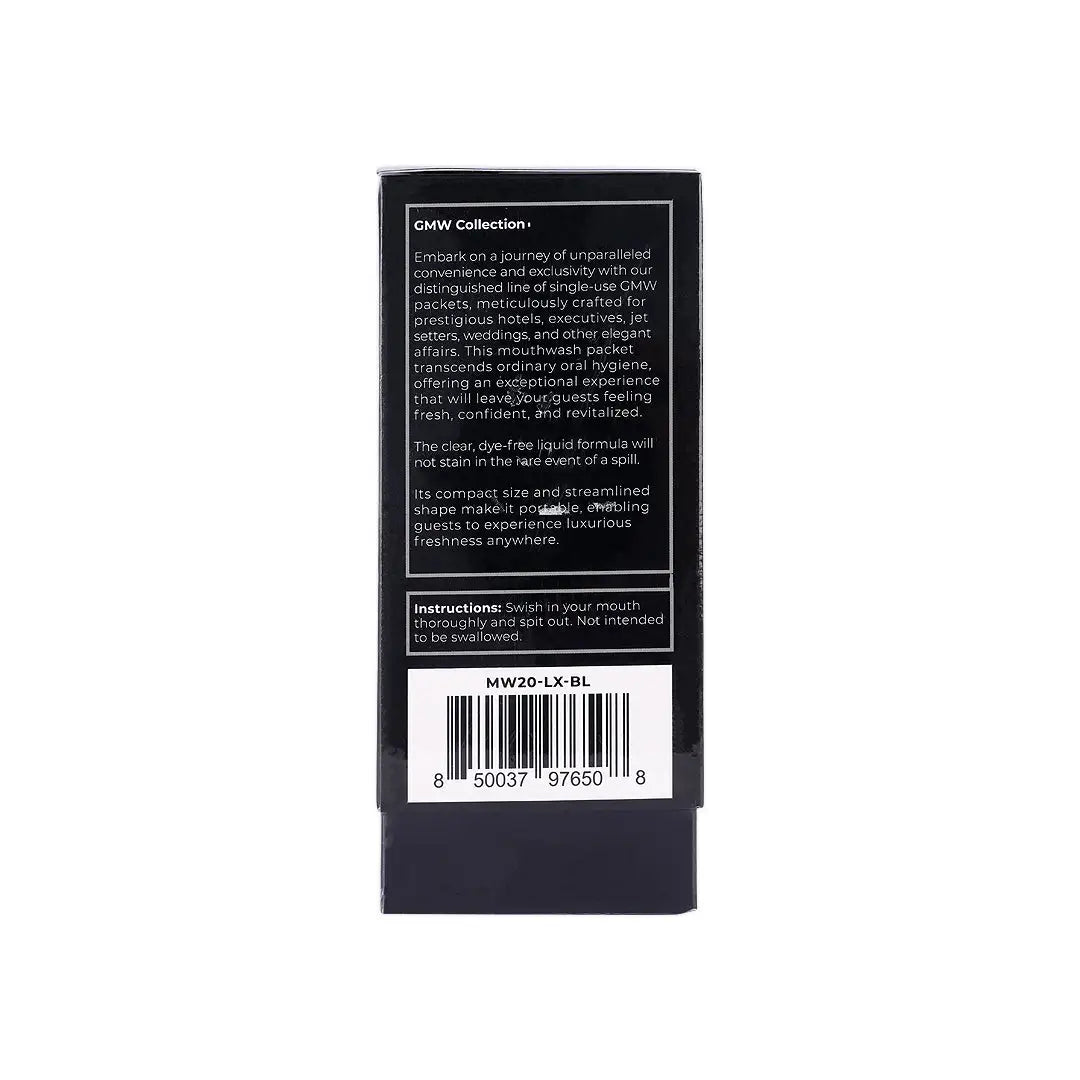 Go Mint Mouthwash Black Sachet 20x11ml