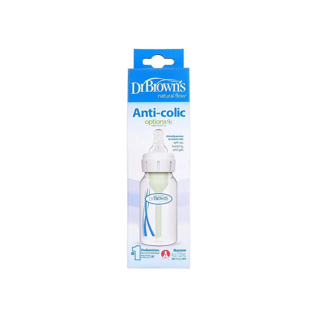 57614-Dr Browns Anti-Colic Narrow Baby Bottle(0m+) 120ml-3962 +3