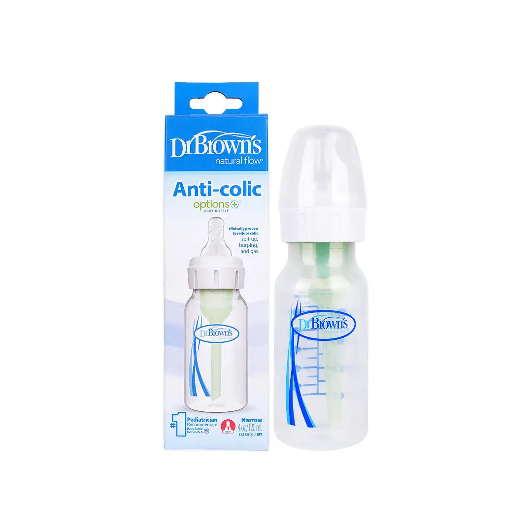 57614-Dr Browns Anti-Colic Narrow Baby Bottle(0m+) 120ml-3962 +1