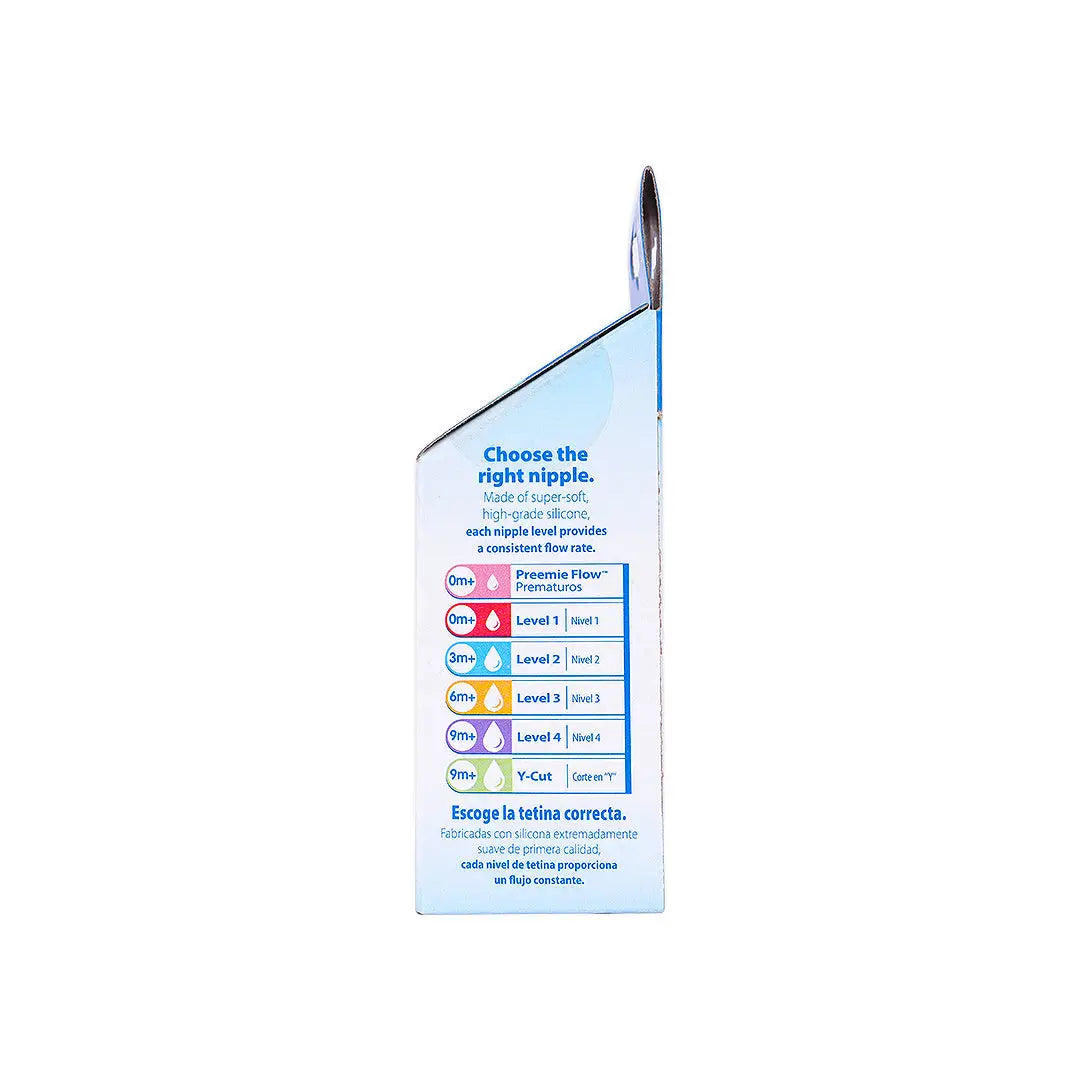57617-Dr Browns Anti-Colic Fast Flow Narrow 2 Nipples (9m+)-4907 +1