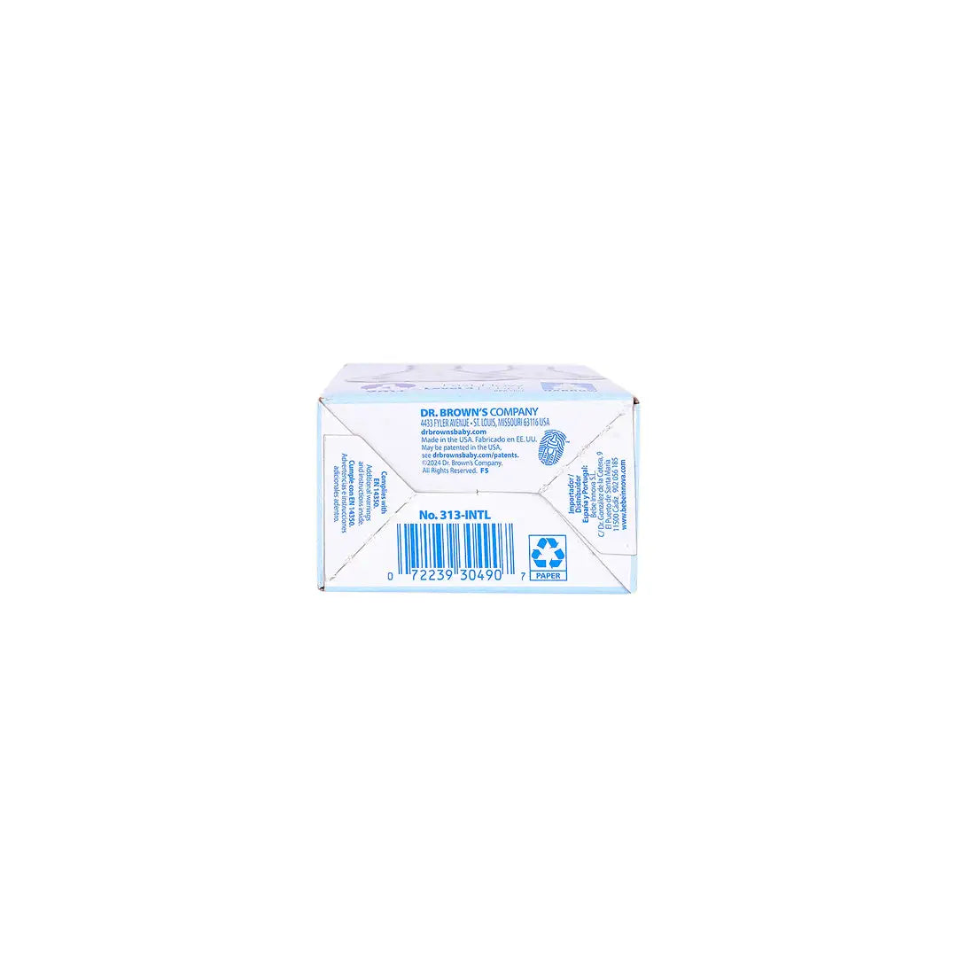 57617-Dr Browns Anti-Colic Fast Flow Narrow 2 Nipples (9m+)-4907 +4