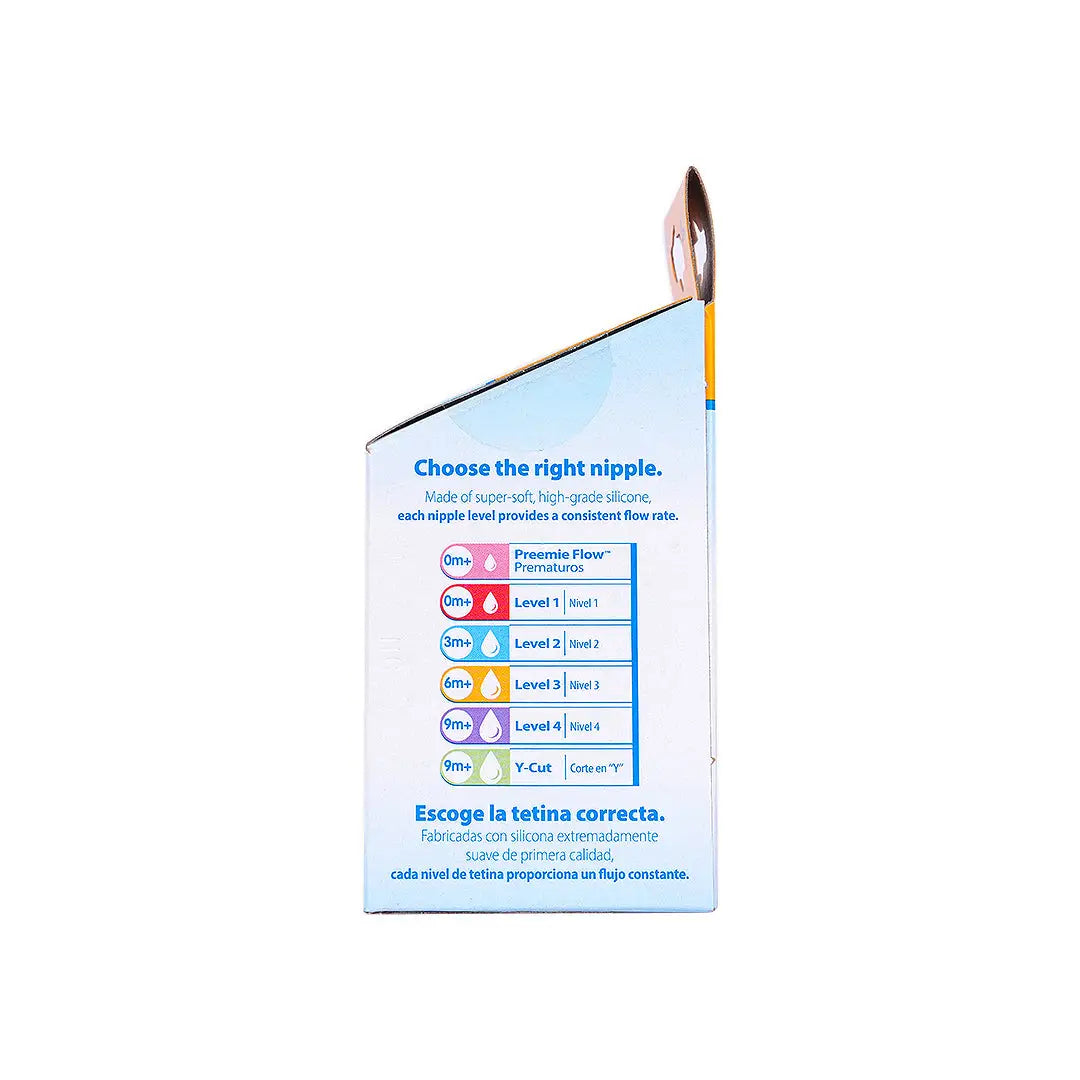 57619-Dr Browns Anti-Colic Slow Flow Wild-Neck 2 Nipples(0m+)-7471 +1